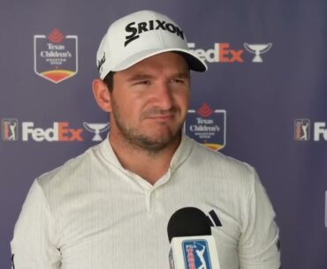 Alejandro Tosti Thursday Flash Interview 2024 Texas Children's Houston Open © PGA Tour