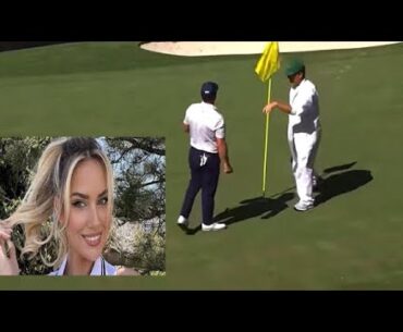Paige Spiranac SLAMS Johnson for Appearing to Tell Masters Fans to 'Shout' after Missing a Bad Putt