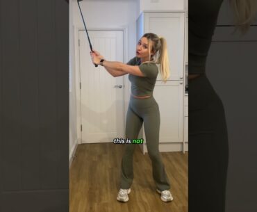 GOLF V FISHING Downswing drill #golf #golfswing #downswing #golftechnique #golfgirl #golfcoach