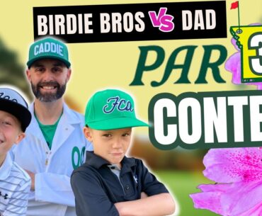 BIRDIE MODE Finish! 9 Year Old Kid Golfer Goes off in Masters Week Par 3 Challenge