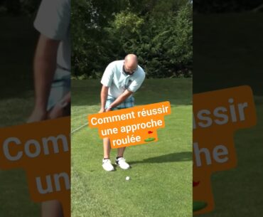 Comment réussir une belle approche roulée #golf #coursdegolf #approcheaugolf