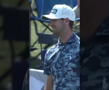 Alex Smalley's Stunning 133-Yard Eagle | PGA Tour Incredible Shots #golf #golfhighlights #eagleshot