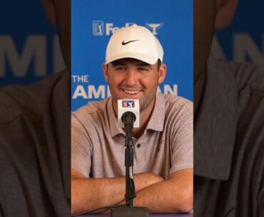 47 seconds of Scottie Scheffler laughing 😂