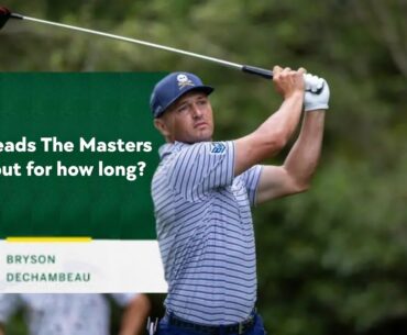Bryson DeChambeau leads The Masters - but for how long? | #Masters #LIV #OWGR
