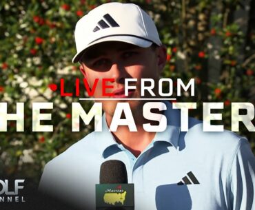 Ludvig Åberg not afraid of Masters Tournament Sunday pressure | Live From The Masters | Golf Channel