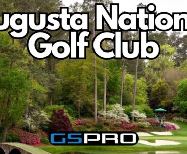 I try to Break 90 at Augusta National Golf Club on GSPro and the Garmin R10!