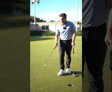 Lag putting drill. 🏌🏽‍♂️ #golftips #golf #putting #pgatour #golfcoach #golftip #puttingdrill
