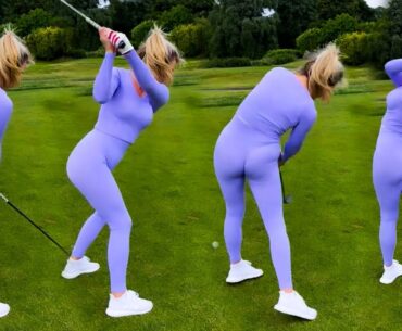 Unbelievable Golf Trick Shots by Lucy Robson - You Won't Believe Your Eyes!