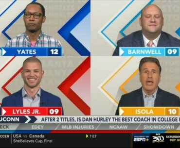 Around the Horn react to Dan Hurley is best coach, Kentucky's Rob Dillingham declares for NBA draft