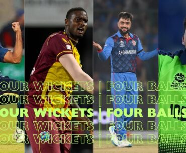 Four Wickets In Four Balls In T20 Cricket Till 2023    #lasithmalinga #rashidkhan #jasonholder #icc