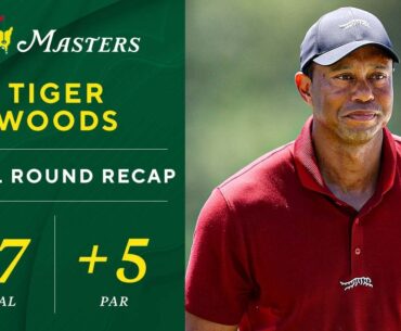 Tiger Woods Cards 77 (+5) In Final Round of 2024 Masters I FULL RECAP I CBS Sports