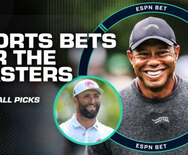 ALL THINGS betting on The Masters ⛳️ Tiger Woods, Jon Rahm and MORE 🤑 | ESPN BET Live