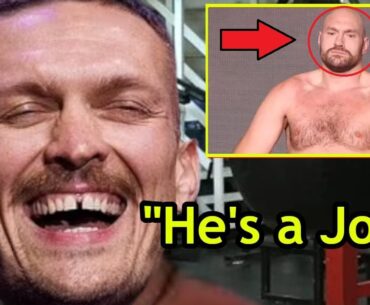 Usyk Laughing at Tyson Fury!😂 SCARY TRAINING FOOTAGE 2024 (Joe Rogan gives his opinion)
