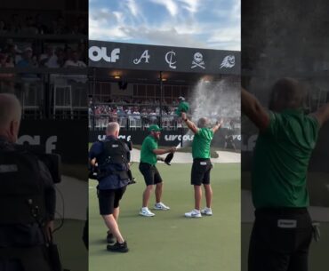 How it felt on the green when Burmester won in Miami! 🎥🏆 #livgolf #shorts