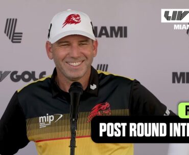 POST-ROUND INTERVIEW: "Never Easy To Put Yourself In First" | LIV Golf Miami