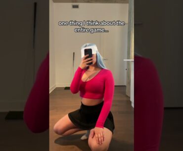 one thinng i think about the entire golf game…