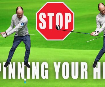 Never SPIN Your Hips in the Golf Swing! SECRET Downswing FIX