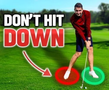 HOW TO START THE DOWNSWING & COMPRESS THE GOLF BALL PERFECTLY | CRUCIAL GOLF LESSON