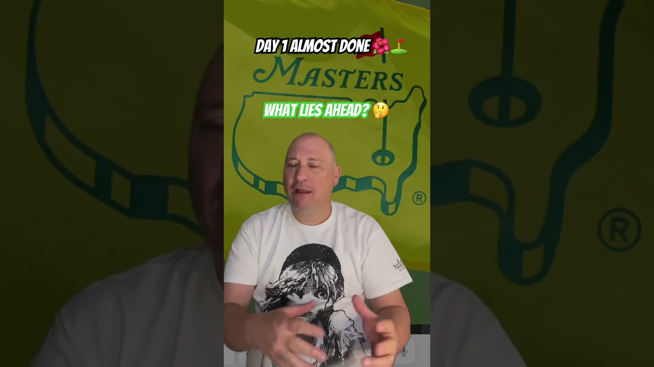 Day 1 almost done #TheMasters #PGATour what’s left and ahead? #Golf #LIVGolf #FedExCup Day 1 almost done #TheMasters #PGATour what’s left and ahead? #Golf #LIVGolf #FedExCup