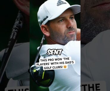 Imagine winning The BIGGEST PGA Tour event with your dad’s clubs… 🤯😂👀🏆 #golfpodcast #podcast