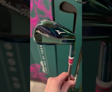 Limited Edition Azalea Mizuno Pro 241 Forged Irons #golfer #themasters