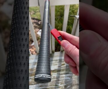 Graphite shaft golf grip removal PSA