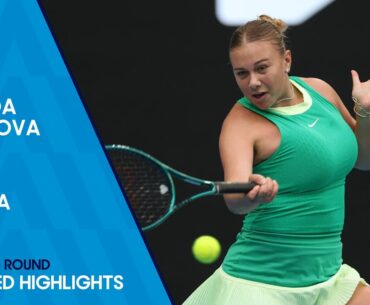 Amanda Anisimova v Paula Badosa Extended Highlights | Australian Open 2024 Third Round