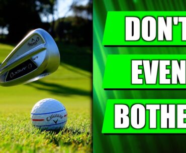Why Amateurs Can't Hit Long Irons (and shouldn’t even bother!)