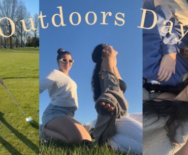 OUTDOOR VLOG | golfing, fishing, & picnics w the girls!!