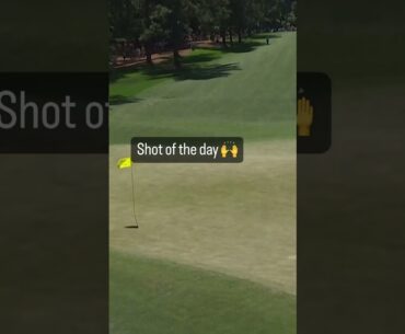 Shane Lowry makes the first eagle on No. 14 in 8 years.