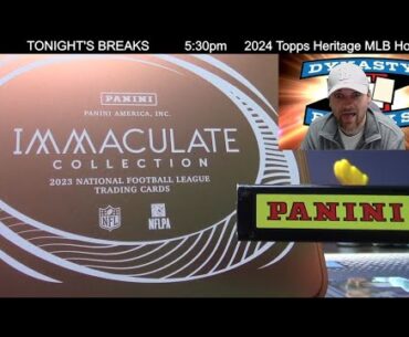 THE BIG STUFF 💣 2023 Immaculate Football Card 8 Box Mixer Case Break #3   Sports Cards