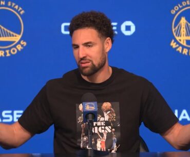 Klay Thompson speaks on his future with the Golden State Warriors 👀
