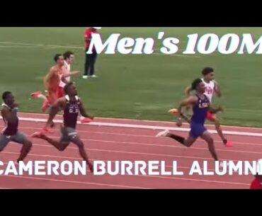 Men’s 100M Dash Finals (All Sections) Cameron Burrell Alumni Invitational University of Houston