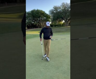 Me vs PGA Tour Player James Hahn with just a 5-iron. 22/23