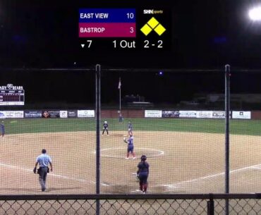 High School Softball - East View Lady Patriots vs Bastrop Lady Bears - 4/5/2024