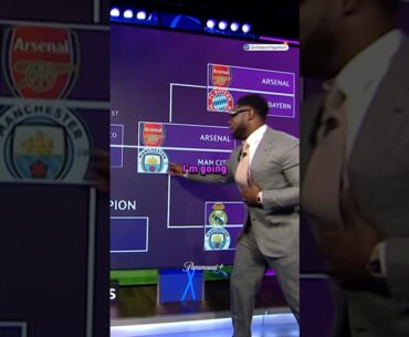 Micah Richards making his #UCL predictions! 😂