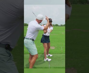 She Couldn’t Believe How Easy This Makes The Backswing #shorts #golfswing #golf #ericcogorno #golfer