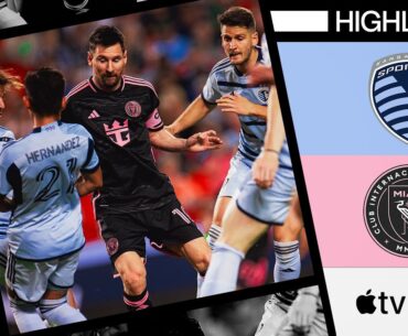 Sporting Kansas City vs. Inter Miami CF | Historic crowd! 72k+ In Attendance | Full Match Highlights