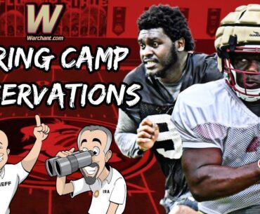 FSU Football | Spring Practice Observations | Kam Davis, Offensive/Defensive Line | Warchant TV #FSU
