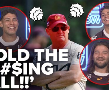 Funny Brisbane Broncos' reveal who makes Kevin Walters FURIOUS🤬| NRL on Nine