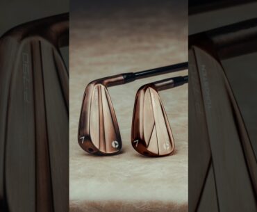 These copper-finish TaylorMade Golf irons are beautiful