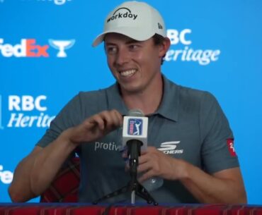 Matthew Fitzpatrick Tuesday Press Conference I 2024 RBC Heritage © PGA Tour