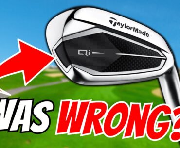 I expected these NEW TaylorMade Qi irons to be TERRIBLE...