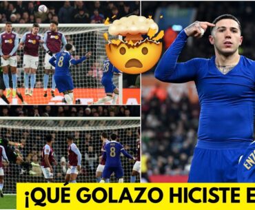 ESPECTACULAR GOLAZO DE ENZO FERNÁNDEZ. El campeón del mundo se la clavó al DIBU MARTÍNEZ | FA Cup