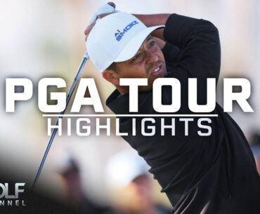 PGA Tour Highlights: 2024 American Express, Round 1 | Golf Channel