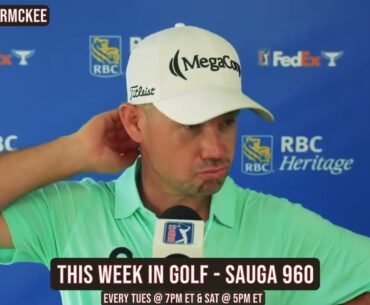 Painfully awkward Brian Harman post round press conference | RBC Heritage