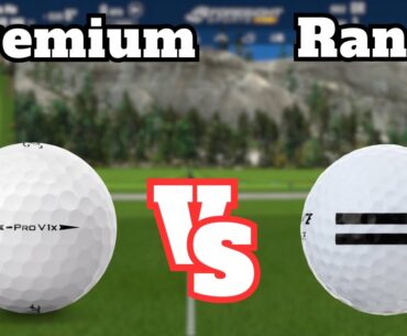 -Titleist ProV1x VS Range Ball: Are Expensive Golf Balls Worth It?