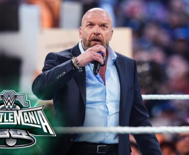 Paul "Triple H" Levesque ushers in a new era: WrestleMania XL highlights