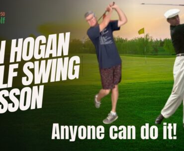 Ben Hogan Golf Swing Lesson For Consistent Ball Striking - "How To Use Your Lower Body"