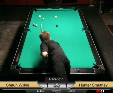 Pennsylvania State 9 Ball Championship - Match 06 Shaun Wilkie Vs Hunter Smutney